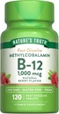 Nature's Truth B12 Vitamin Sublingual Tablets | 1000 mcg | 120 Count | Vegan, Non-GMO & Gluten Free