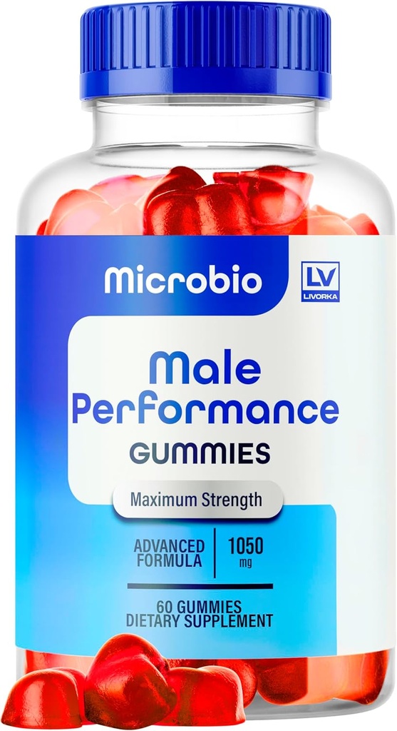 LIVORKA Microbio ME Gummies, Microbio ME Gummies for Men, Microbio ME Gummy, Microbio ME Gummies, Microbio ME Gummies - All Natural Support Suplemento Gummies, 60 Gummies por 1 Mes.