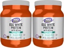 AHORA Nutrición Deportiva, Egg White Protein, 16 g con BCAAs, Polvo Desflavorado, 1.2 libras (Pack of 2)