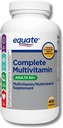 Adulto equivalente 50+ Un suplemento multivitamínico completo diario comprimidos, Cerebro saludable*,Comparar con Centrum Silver, 450 pastillas (Pack of 10) L6