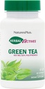 NaturesPlus Herbal Actives Green Tea - 60 Capsules - Non-GMO, Vegan, Gluten Gratis - 60 Servings