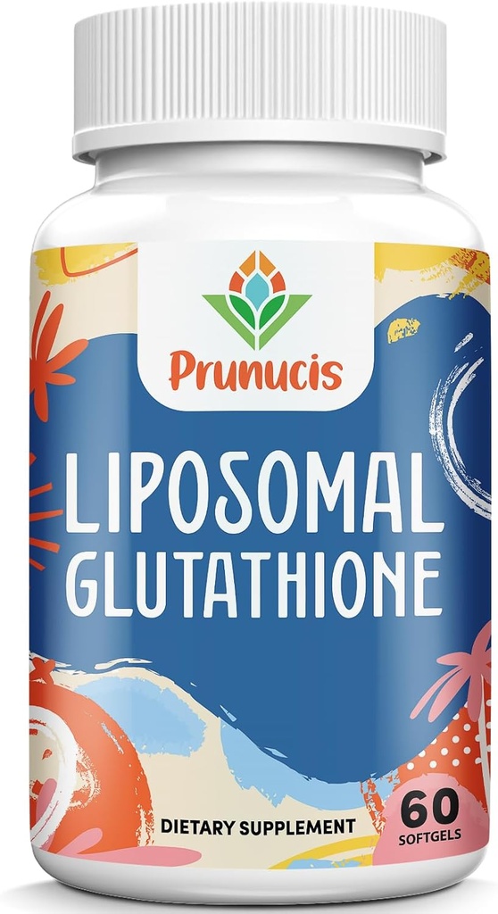 2400MG Liposomal Glutathione, con Vitamina C, Leche Thistle & Alpha-Lipoic Acid, Master Antioxidants, Pure Reduced L-Glutathione - Immune System, Cell Repair, Energy, High Absorption, 60 Softgels