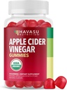 Manivelas de vinagre de manzana - Vitaminas ACV ecológicas para la salud digestiva, metabolismo & Gut Soporte - 30 Cuenta - Vegan, No Gluten-Free - Sabor Delicioso &amp; No Sabor de malla - Suministro de 15 días