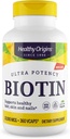 Orígenes saludables Biotin 10,000 mcg (USP Grade, Non-GMO, Gluten Free, Hair Support, Nail Support), 360 Veggie Caps