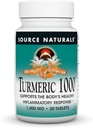 Fuente Naturals Turmeric 1000, apoya la respuesta inflamatoria saludable del cuerpo*, 1.000 mg - 30 Tabletas