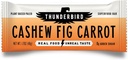 Thunderbird Bars Energy Snack, Gluten-Free with Protein, Healthy Real Food, Vegan Paleo Non-GMO, No Añadido Sugar, Anacardo Fig Carrot Flavor (12 Conde, 1.7 oz. Bares)
