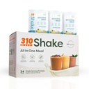 310 Nutrición – All-In-One Meal Replacement Shake - Nueva Fórmula con Fiber Rich Vegan Superfood Blend - Sweeteners naturales - Bajo Carb Shake, Keto & Paleo Friendly - Gluten Free - 26 Essential Vitamins & Minerals - Variedad Shake Box - Vanilla Crème