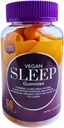 Gummies de sueño vegano para adultos – Bio-Sleep FusionTM con Melatonina, Magnesio, Turmérica, Ginger, Sea Moss & Collagen – Natural Sleep Support, Stress Relief, Wake Up Refreshed – 60 Condes
