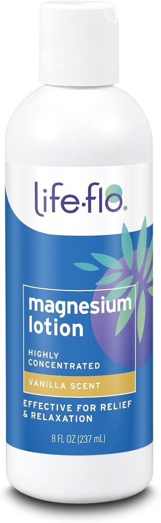 Magnesio Lotion Life Flo Health Products 8 oz Liquid