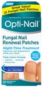 Opti-Nail Fungal Nail Renewal Patches - 21 Patches, Night-Time Treatment Improves Nail Appearance While You Sleep