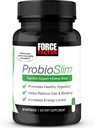 Factor de fuerza ProbioSlim Probiotics for Women and Men, Probiotics for Digestive Health to Reduce Bloating, Gas, " Occasional Diarrhea, with Prebiotics, LactoSpore, " Green Tea for Energy, 30 Capsules
