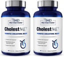1MD Nutrición CholestMD con Extracto de Hoja de Oliva, Bergavit, Niacin, Ajo tención 120 Capsules (2-Pack)