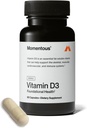 Momentous Vitamin D3 Suplemento - 5.000 UI Capsules for Foundational Health Support - NSF Certified for Sport - Gluten-Free - 60 Servings