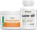 Jigsaw Health Bundle tóxico Adrenal Cocktail, 60 Servings (Jar), y CoQ10 w/SRT, 60 Capsules