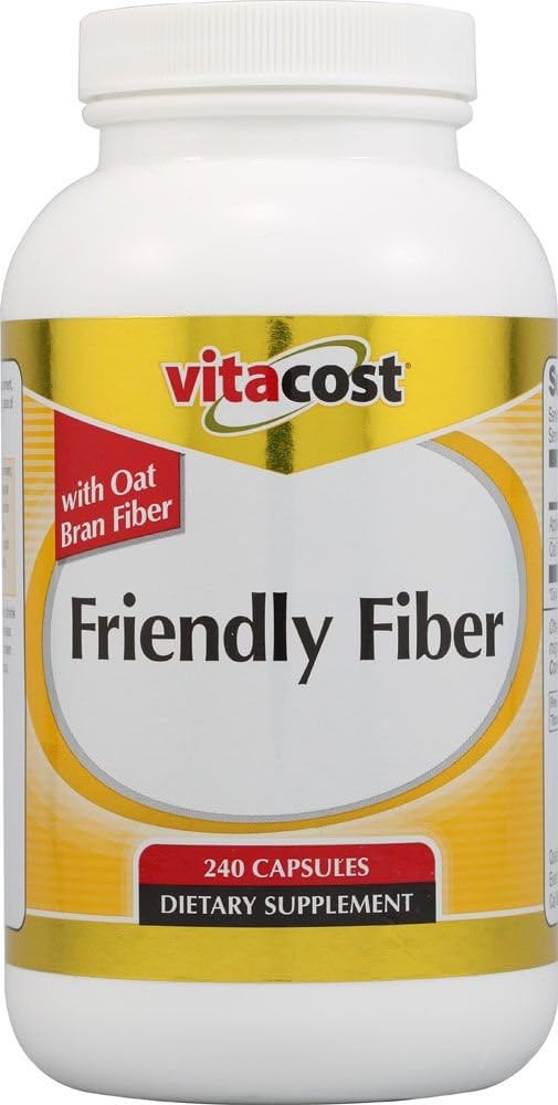 Vitacost Friendly Fiber - 240 Capsules