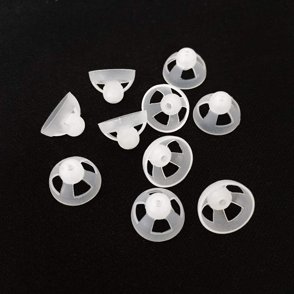 (10 pcs) Audiing Amplificador Dome Open Fit Earplug Earbuds for RIC Hearing Aids (M φ9mm)
