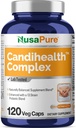 NusaPure CandiHealth Complex (No-GMO, Vegan) 120 Veggie Capsules