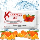 Krampade Potassium Magnesium Supplement Electrolytes Powder - 50 mg Mag + 2000 mg K, √2X Más que Coconut Water ¦ Cramp Relief ← Hydration Packets
