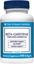 La Vitamina Shoppe Beta-Caroteno 2.500IU (Vitamin A), Apoyo Antioxidante para Visión &amp; Salud Inmune (300 Softgels)