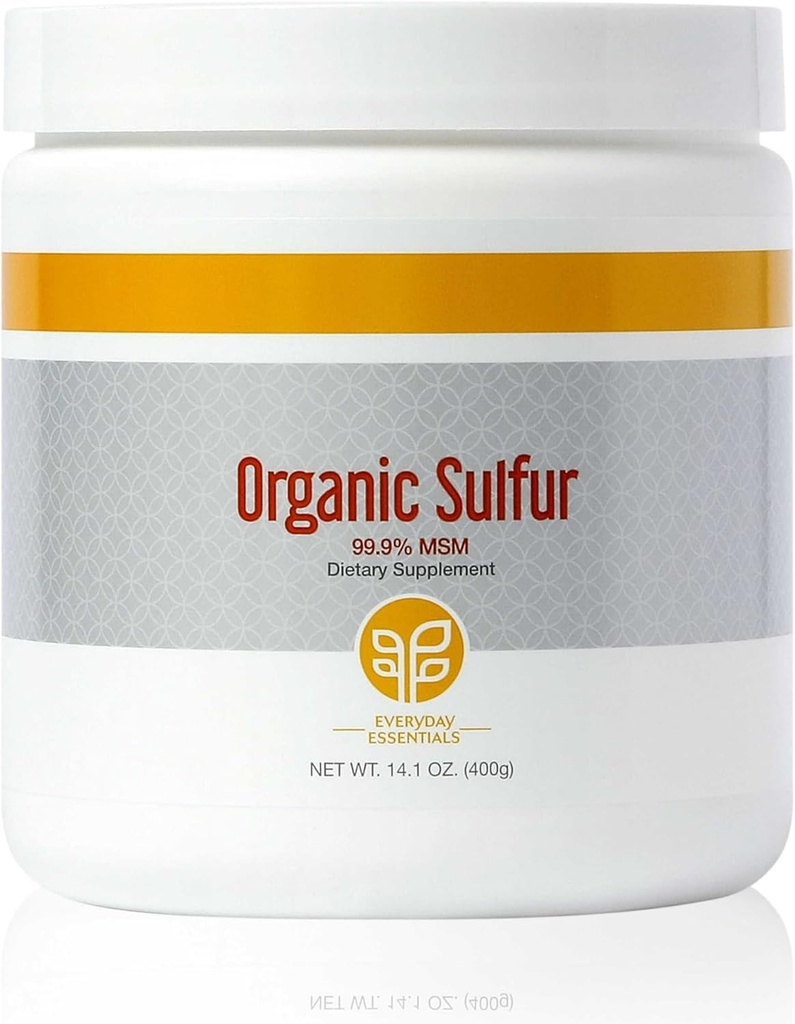 PURE Organic Sulfur Powder TEN 14.1 oz TENIDO Premium MSM Suplemento para Soporte Conjunto, Cuidado de la piel " Crecimiento del cabello TENIDO 99,9% MSM ANTE Vegan Joint Support Suplemento " Hair Supplement, MSM Powder