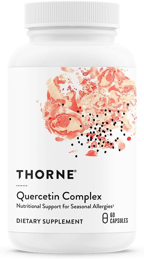 THORNE - Complejo de Quercetina (Formerly Quercenase) - Apoyo nutricional para las alergias estacionales* - 60 cápsulas - 60 prestaciones
