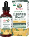 MaryRuth Organics USDA Organic Respiratory Health Liquid Drops with Mullein Leaf ← Marshmallow Root " Elderberry " Mullein Drops for Lungs Herbal Blend ← Immune Support Supplement TEN Vegan TEN 1 Fl Oz