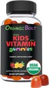USDA Organic Kids multivitamins 30-60 Day Supply, Daily Kids Multivitamin Gummies with Vitamin C, D, A, E, B6, B12, Biotin, Zinc. Organic Kids Vitamins for Immune Support and Global Health. Cuenta 60