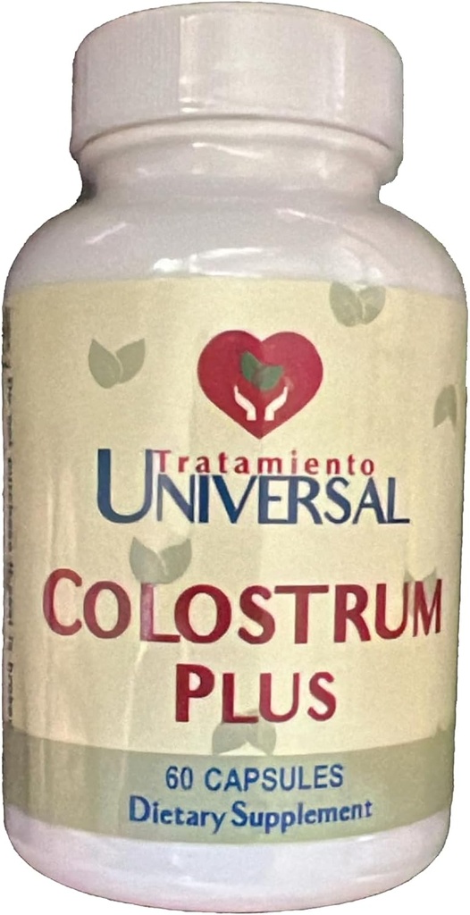 Genérico Colostrum Plus 750 mg - 60 cápsulas TENIDO 100% Natural TENIDO Cold Procesado TEN High in IgG ANTE Grass-Fed and Pasture-Raised TEN Boosts Sistema Inmunitario y Gut Health ← Suplemento dietético