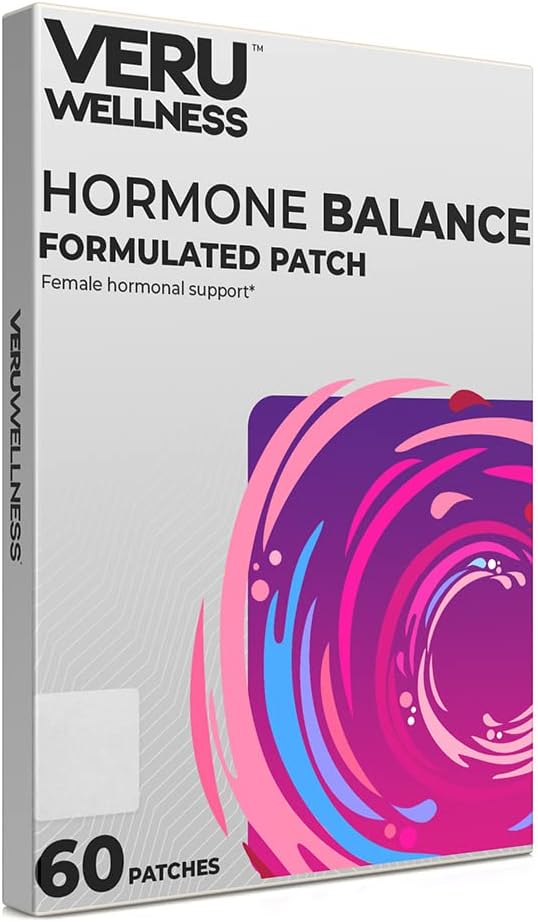 Veru Wellness Hormon Balance Myo Inositol & D-Chiro Inositol Patch - Ovarian, Mensural &amp; Mood Support for Women (60 Patch)