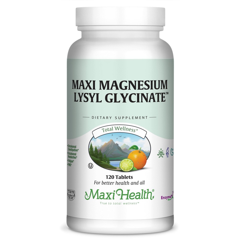 Maxi Magnesium Lysyl Glycinate Capsule - Mejor absorción- 120 Capsules-Kosher