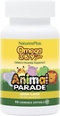 Natures Plus Animal Parade Omega 3/6/9 Junior, Lemon Flavor - 90 Softgels - Promueve Immune, Skin, Eye &amp; Nervous System Health - Non-GMO, Gluten Free - 45 Servings