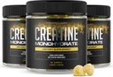 Monohidrato de crema - Gummies con sabor de limón (90 Cuenta (Pack of 3))