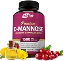 NutriFlair D-Mannose 1200mg, 120 cápsulas - con extracto de arándano y de Dandelión - Natural UTI Asistencia para la salud del tracto urinario - Best D Mannose Powder - Flush Impurities, Detox Body, para Mujeres y Hombres