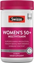 Swisse Daily Multivitamin for Women 50 and Over TEN 41 Vitaminas, Antioxidantes y Minerales + Adaptogens TEN Energy, Stress & Immune Support TEN Womens 50+ Multivitamins Suplemento TEN 60 Tablets