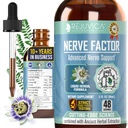Rejuvica Health NerveFactor - Advanced Nerve Support Supplement - Liquid Delivery for Better Absorption - Acetyl-L-Carnitine, Alpha Lipoic Acid, Vitamina B12, Folic Acid, White Willow Bark &amp; More!