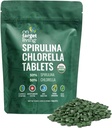 On Target Living Organic Spirulina Chlorella ← Supergreens Silencio USDA Orgánica tención 1000 Tablets - 250 G (8.8 oz) Silencio Vegan Silencio Immune Apoyo Silencio Alkalyzing ← Nutrient Dense ← Protein Dense