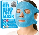 Perfect Remedy Face Ice Pack, Reusable Hot &amp; Cold Ice Face Mask, Gel Compresss for Helping with Puffy Eyes and aiding in Conditions of Swelling, Facial Spa Cooling Mask for Women and Men (Blue)