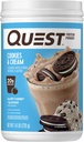 Quest Nutrition Cookies " Cream Protein Powder, 20g Protein, 1g Sugar, Low Carb, Gluten Free, 1.6 Libra, 24 Servimientos