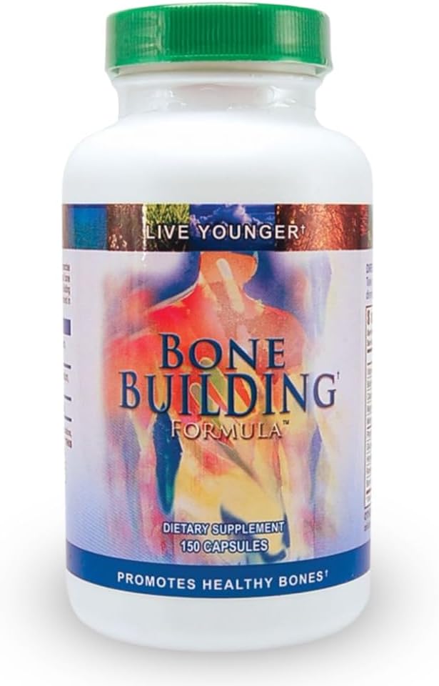 Youngevity Bone Building FormulaTM - Calcium, Magnesium, D3, Biotin, Glucosamine HCl for Bone Health, and Density - Essential CoFactors: Trace Minerals, Boron, Horestail Herb, Rosehips (150 Caps)
