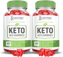 Laboratorios justificados (2 Pack Slimlife Evolution Keto ACV Gummies Slim Life1000MG Apple sider Vinegar Fórmido granate Beet Juice Powder B12 Vegan 120 Gummies