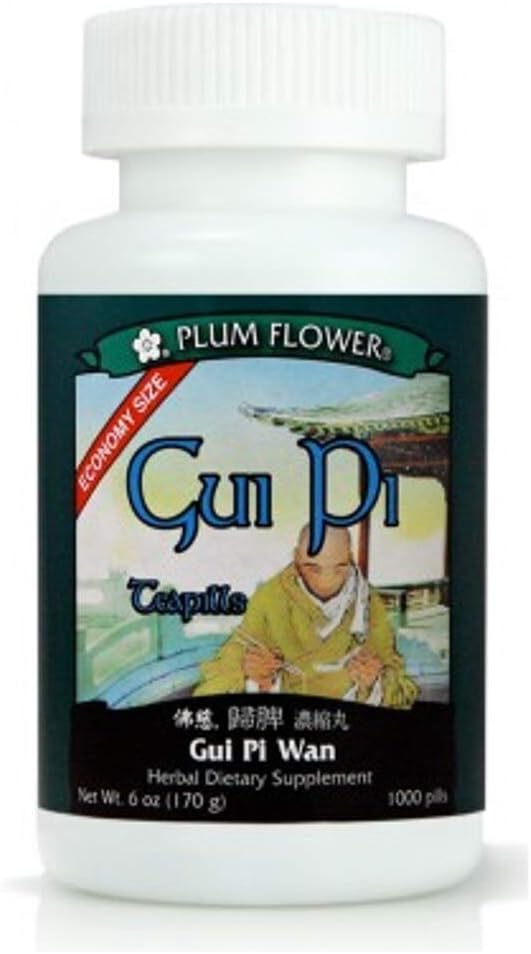 Gui Pi (Gui Pi Wan) Tamaño de la economía, 1000 Ct, Plum Flower 6.0 Oz