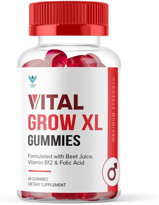 Vital Grow XL Gummies, Vital Grow XL Advanced Performance y Global Daily Health Support Suplemento, VitalGrow XL Maximum Wellness Performance Gummy Formula Gomitas Comentarios (60ctt) Gummys