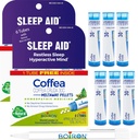Boiron Coffea Cruda 30C - 6 Total Blue Tubes - Homeopathic Sleep Aid for Restless Sleep, Mental Hyperactivity, Racing Thoughts, and Difficulty Sleeping with Blue Ink Pen
