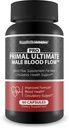 Pro Primal Ultimate Male Blood Flow - Nuestra mejor circulación avanzada de flujo de sangre Soporte - Blood Flow Pro Primal X Primal Ultimate Max Blood Flow Suplemento Powder cápsulas de circulación completa del cuerpo