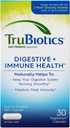 TruBiotics Daily Probiotic, 30 cápsulas - Gluten Free, Soy Free Digestive + Immune Health Support Suplemento para Hombres y Mujeres (New Look)