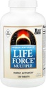 Fuente Naturals Fuerza de Vida Múltiples Hierro Gratis Multivitamínico Vitaminas Esenciales, Minerales, Antioxidantes & Nutrientes - Energía &amp; Inmune Boost - 120 cápsulas