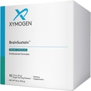 XYMOGEN BrainSustain Powder - Memoria + Soporte Cerebro Bebida con 19g Pea Proteína, B Vitaminas, Minerales, Aminoácidos, Phosphatidylserine, DHA + CoQ10 - Chocolate Creamy (10 Packets)
