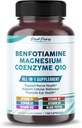 Benfotiamine with Magnesium & Coenzyme Q10 - Supports Nerve Health, Cellular Wellness & Eye Health - Made in The USA- 150 Capsules