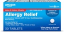 Cuidado básico Alivio de la alergia Loratadina Tablas 10 mg, 30 Conde (Paquete puede variar)
