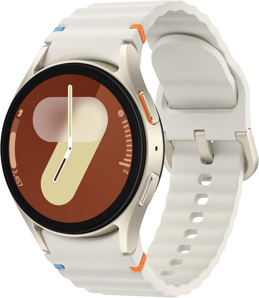 Samsung Galaxy Watch 7 40mm LTE AI Smartwatch w/Energy Score, Wellness Tips, Heart Rate Tracking, Sleep Monitor, Fitness Tracker, 2024, Cream [US Version, 1Yr Fabricante Garantía]